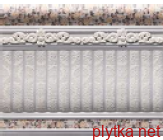 Керамическая плитка ZOC GISELLE GRIS фриз, 200х225 сиреневый 200x225x8 структурированная